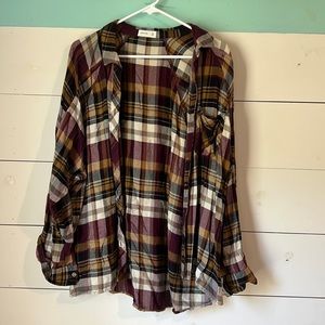 Oversized Plaid Flannel